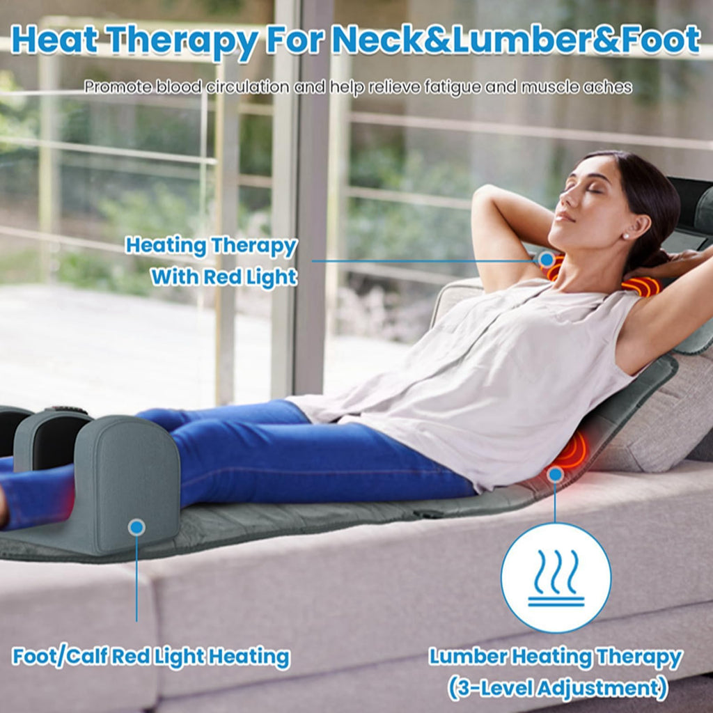 Full Body Massage Mat with Heat C523