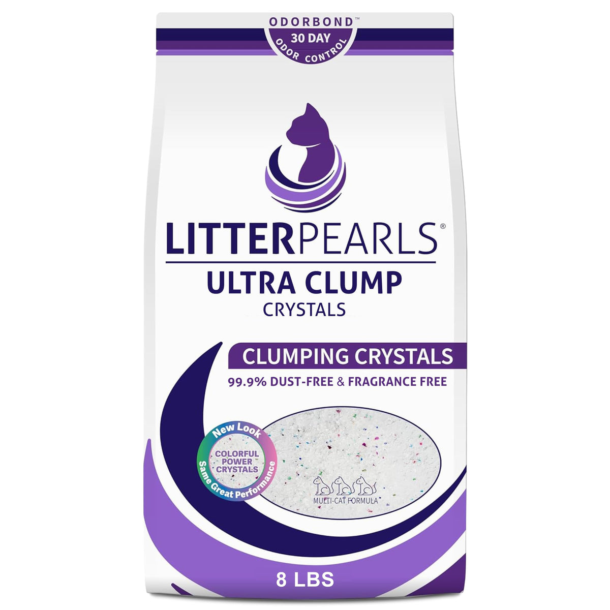 Unscented Crystal Clumping Cat Litter 8lb T21406