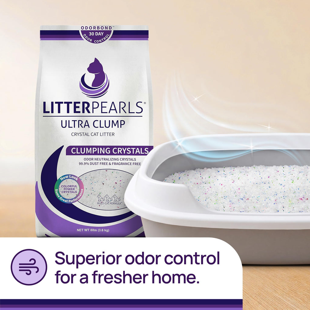 Unscented Crystal Clumping Cat Litter 8lb T21406