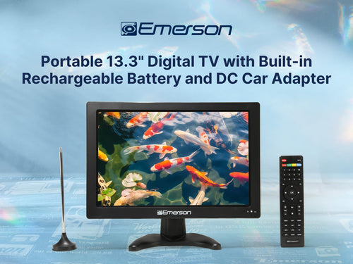13.3" Portable Digital TV with Rechargeable Battery S347237