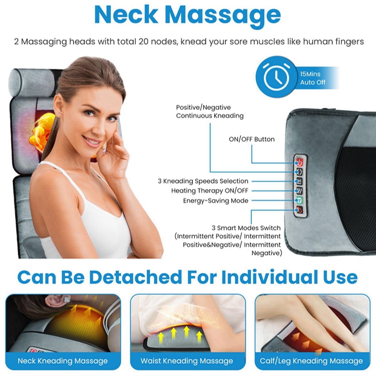Full Body Massage Mat with Heat C523