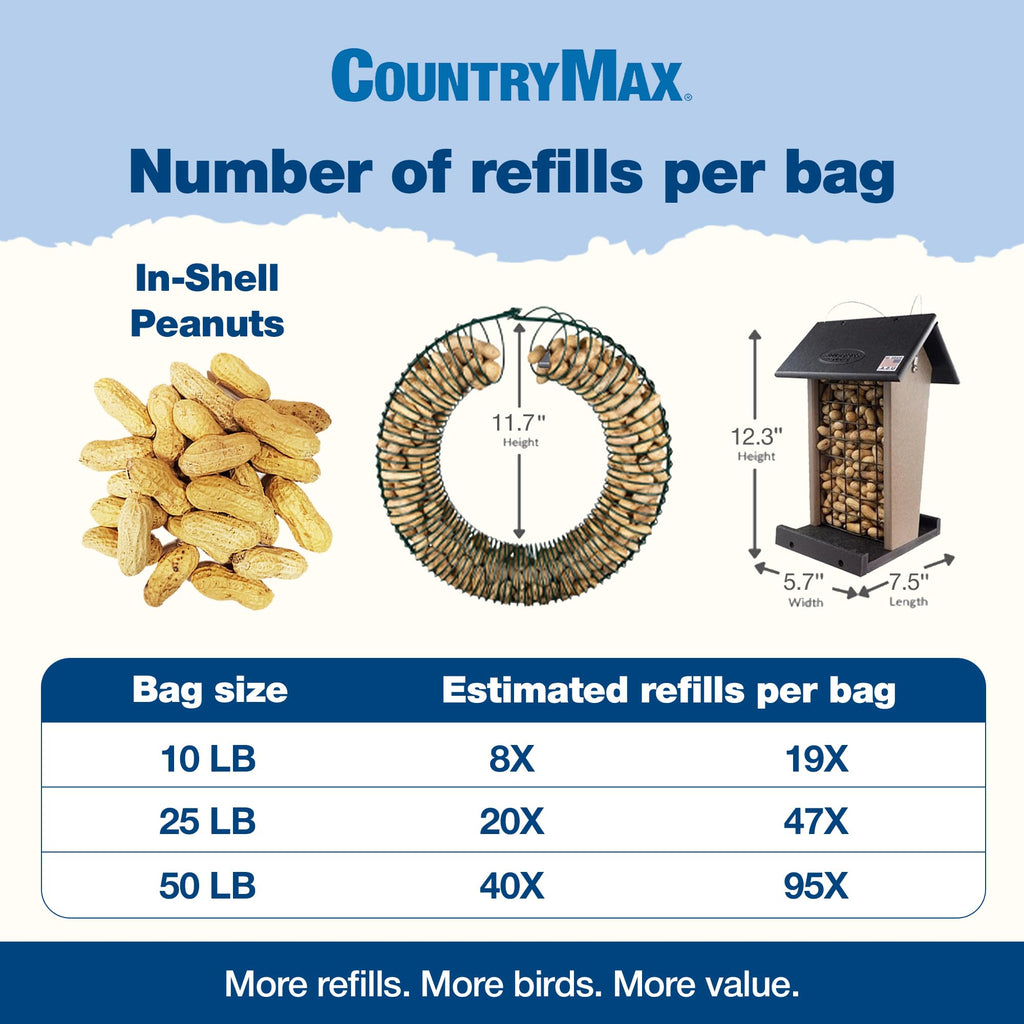 In-Shell Raw Peanuts for Wildlife & Squirrels M732
