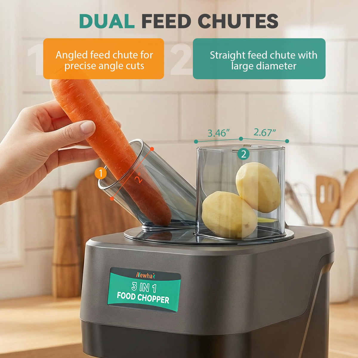 3 in 1 Electric Vegetable Chopper D86872