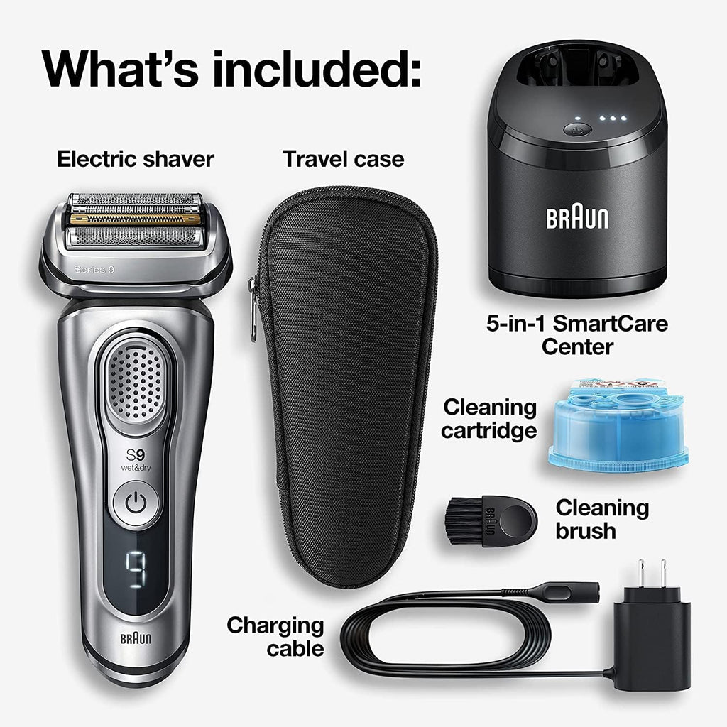 Electric Razor for Men, Waterproof Foil Shaver, Wet & Dry Shave, Silver J6637