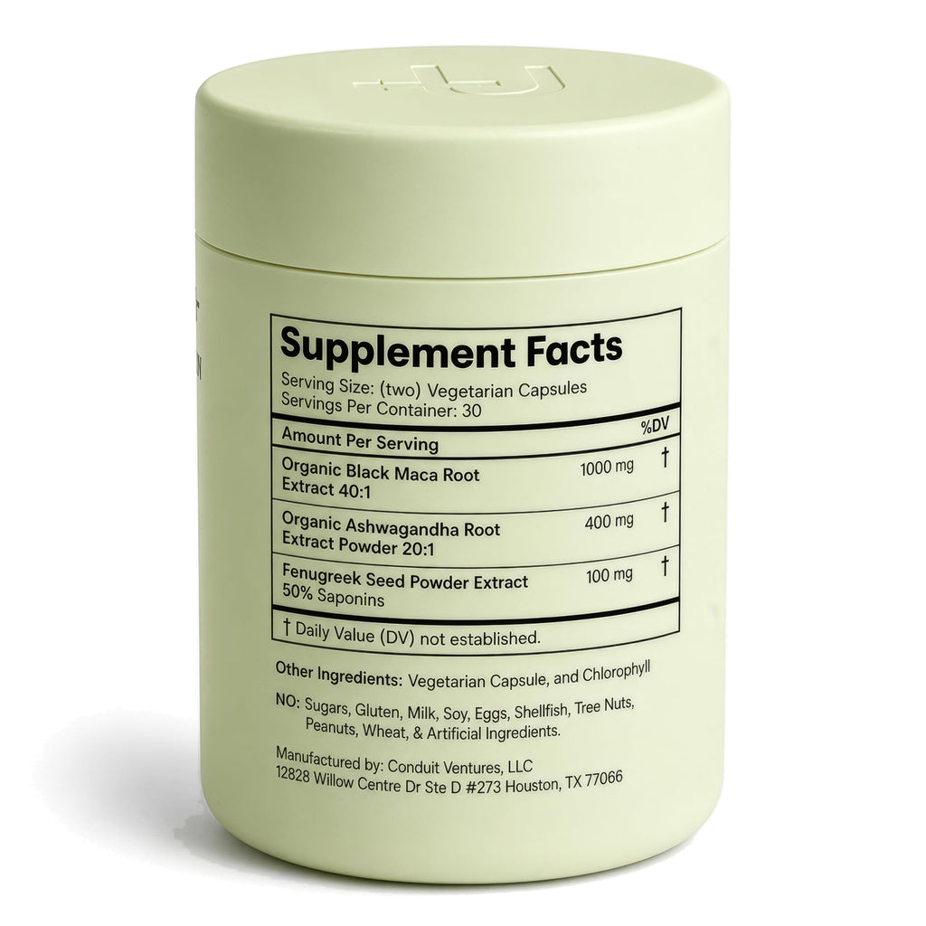 Organic Black Maca Root Capsules 60ct Z4042