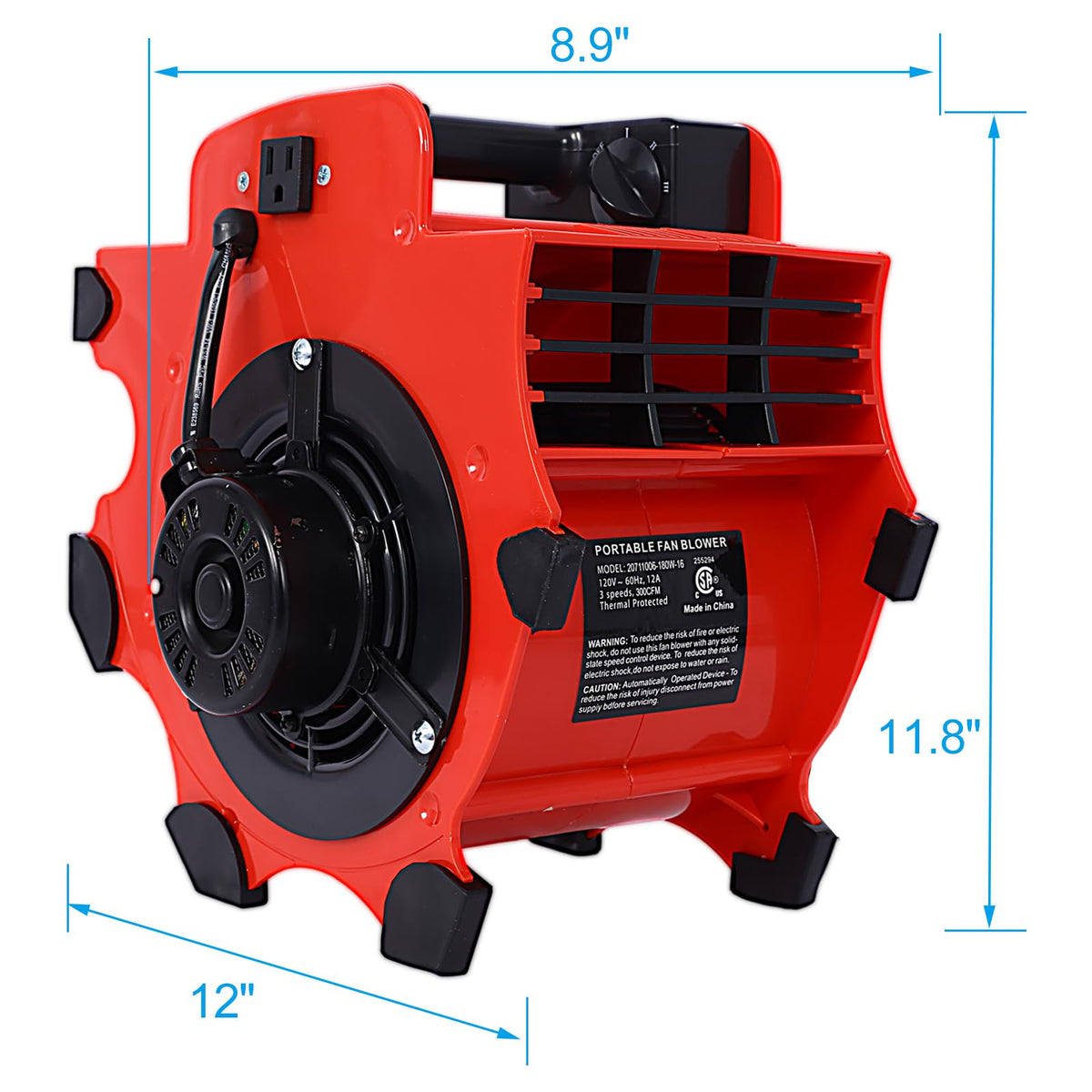 3-Speed Heavy-Duty Floor and Carpet Dryer K61740