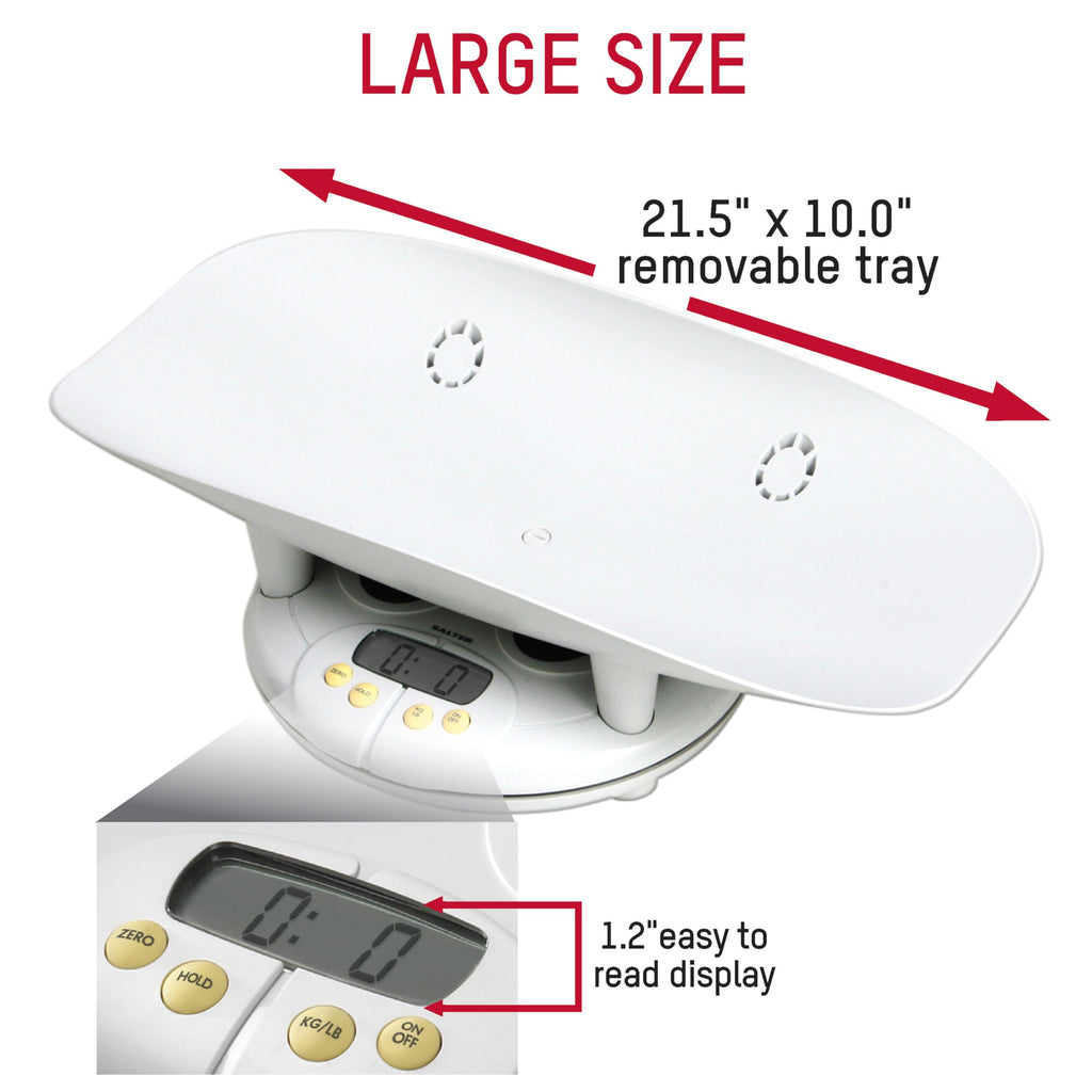 Digital Baby and Toddler Scale with Removable Tray H5936