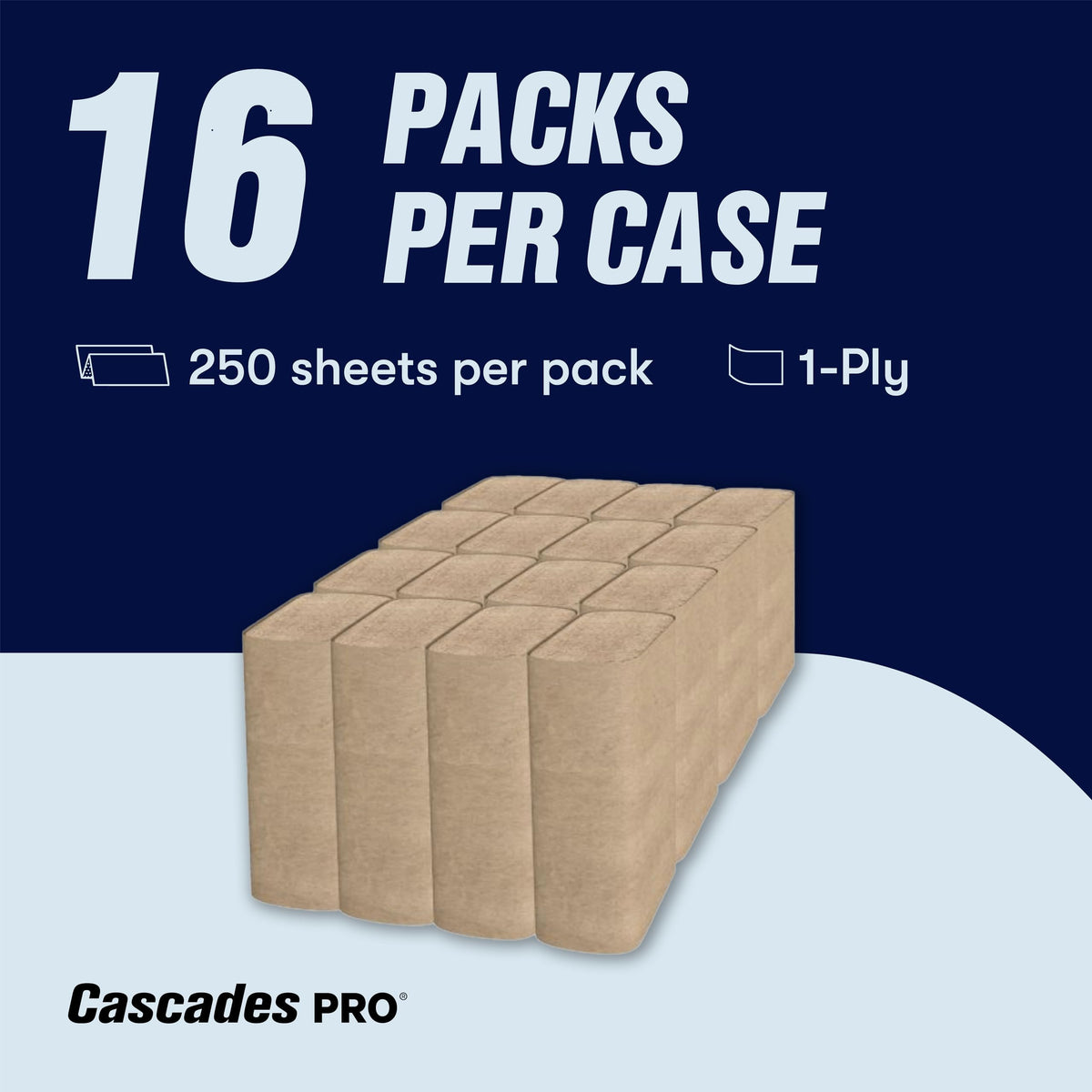 Singlefold Paper Towels 250 Sheets Natural O7741
