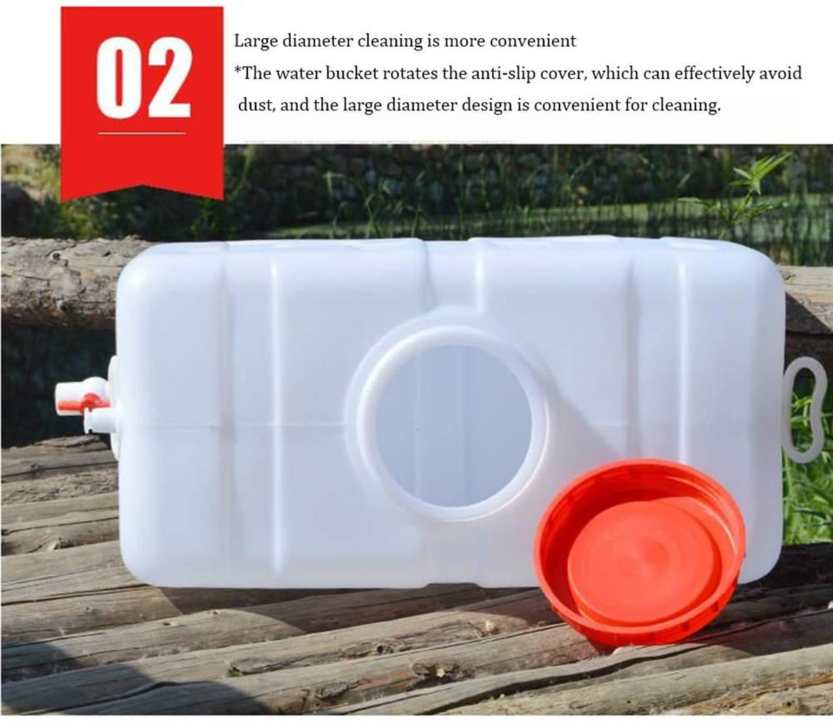 Camping Water Storage Bucket with Faucet Y129031