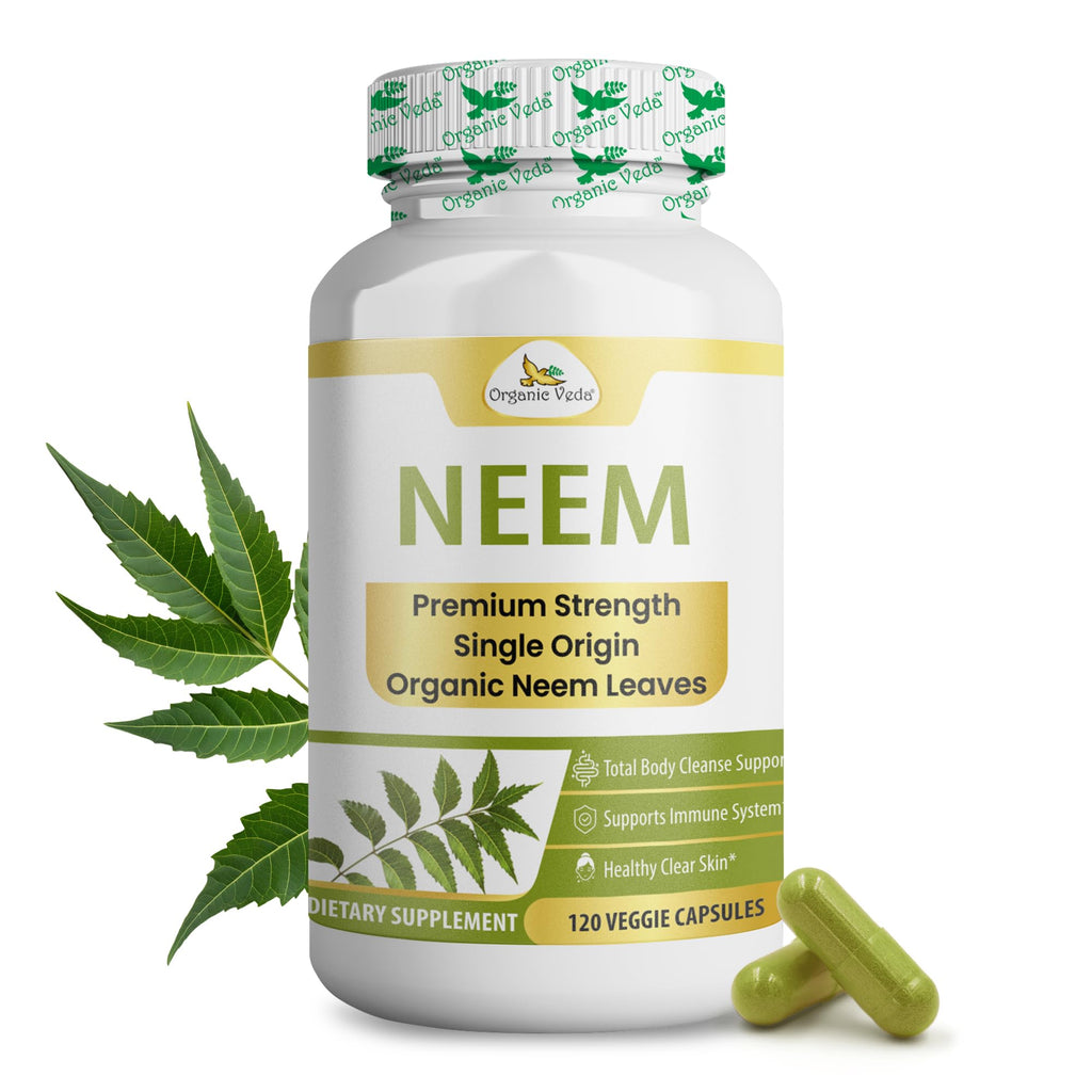 Neem Capsules 120 Vegan Capsules T7989