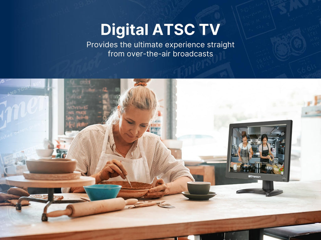 13.3" Portable Digital TV with Rechargeable Battery S347237