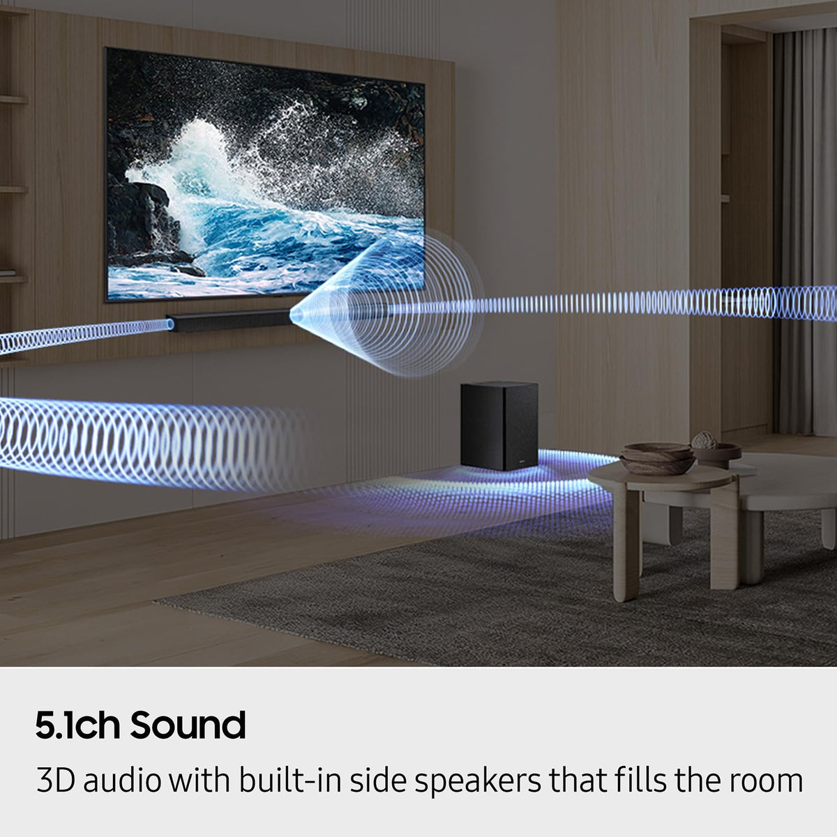 5.1 ch Soundbar with Subwoofer X8998