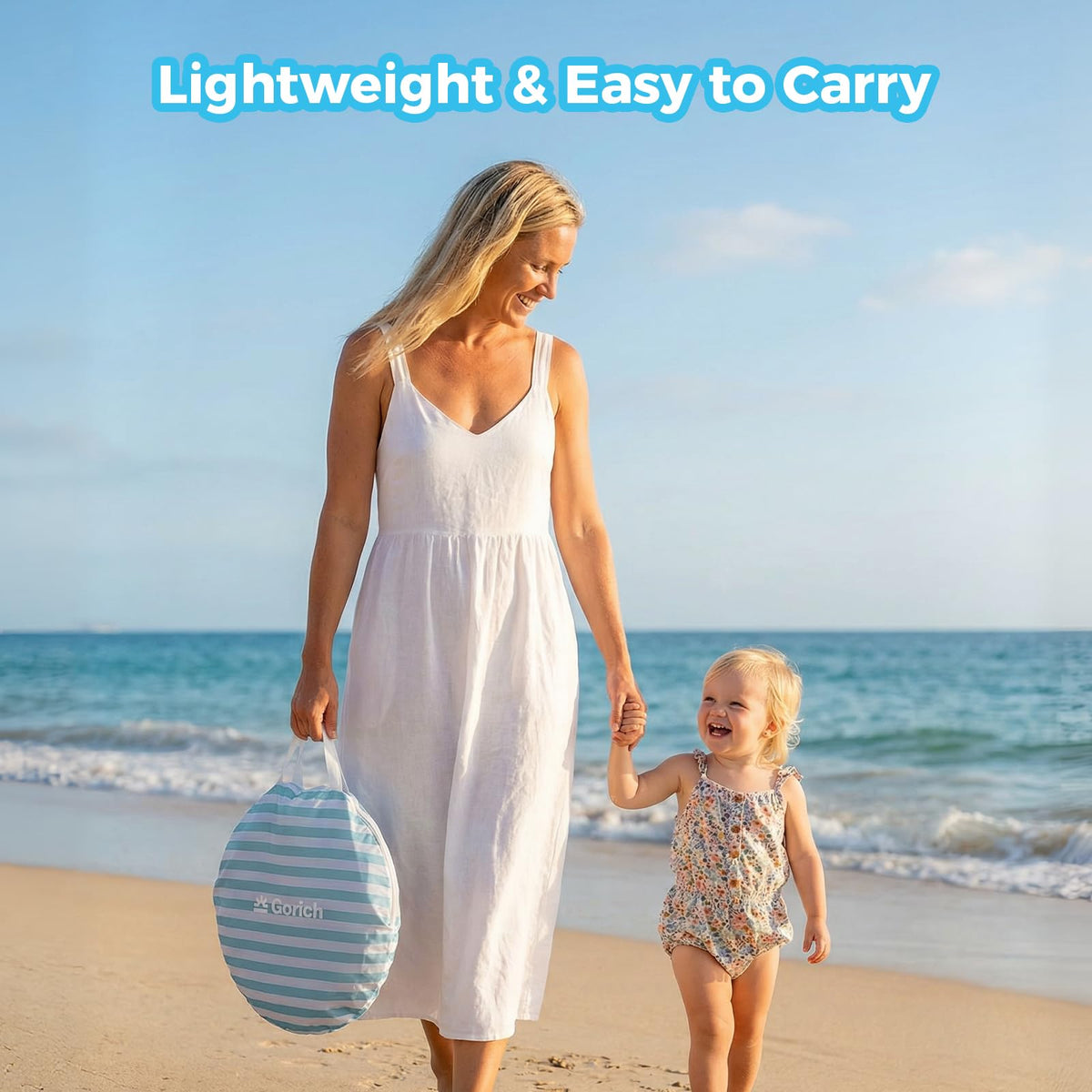 Pop Up Baby Beach Tent with UPF50+ UV Protection O19625