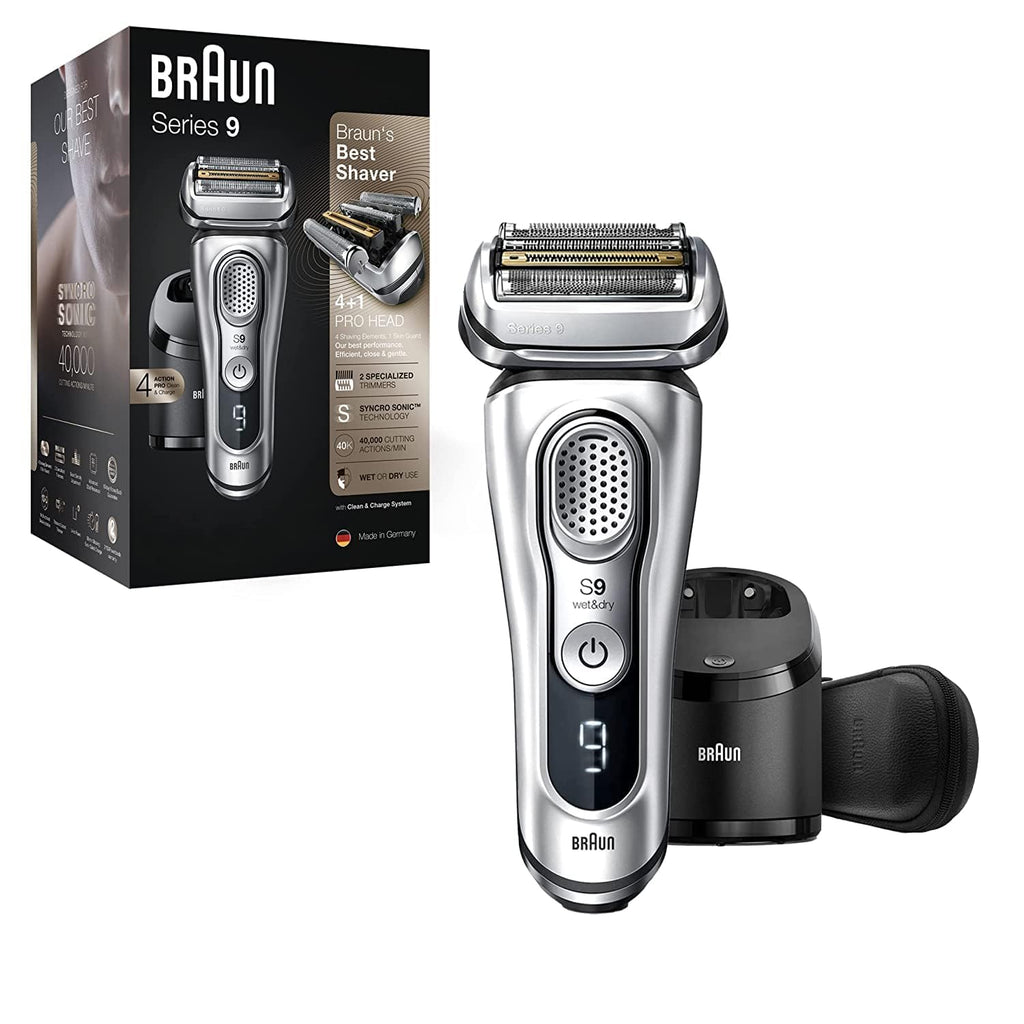 Electric Razor for Men, Waterproof Foil Shaver, Wet & Dry Shave, Silver J6637