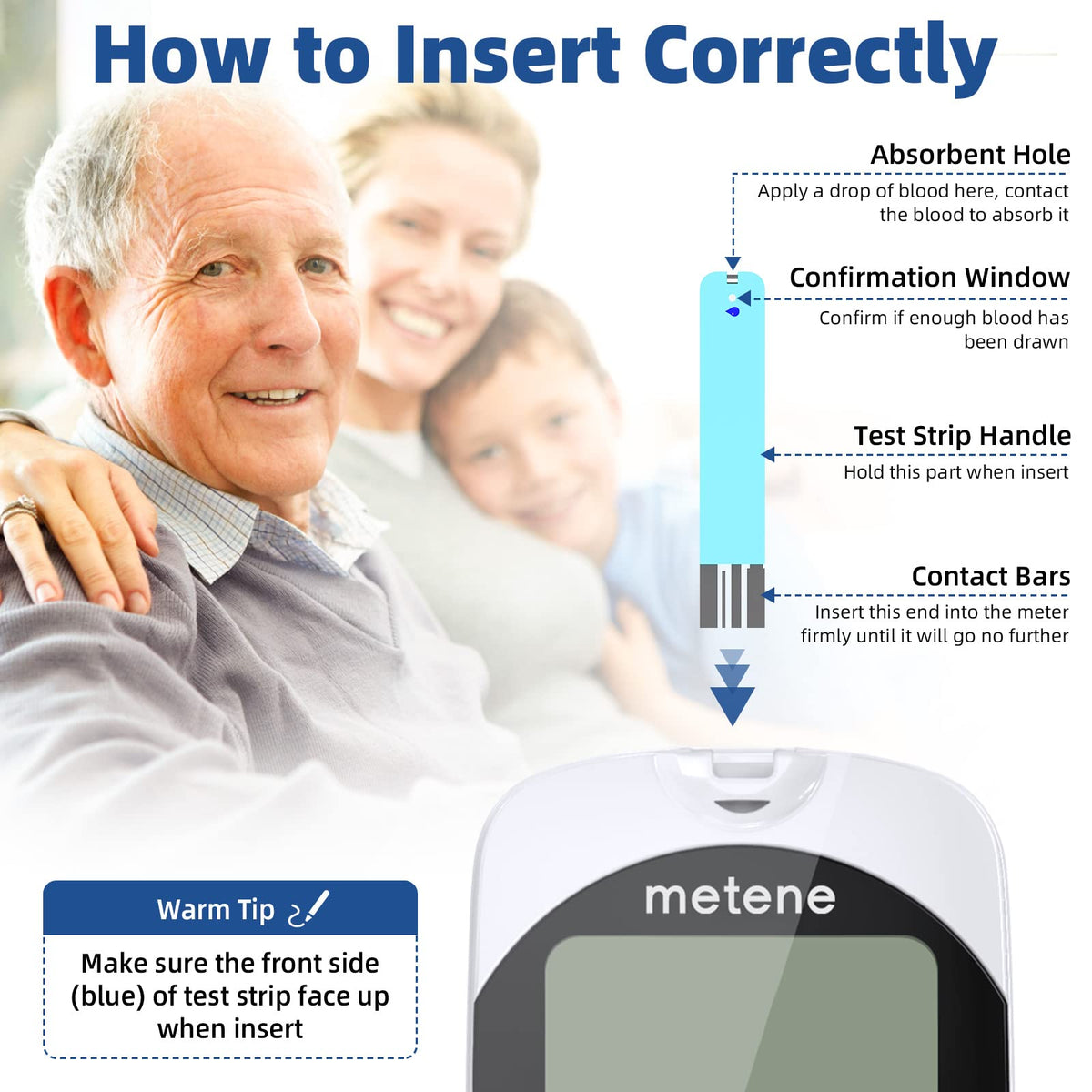 Blood Glucose Test Strips, 100 Count L251