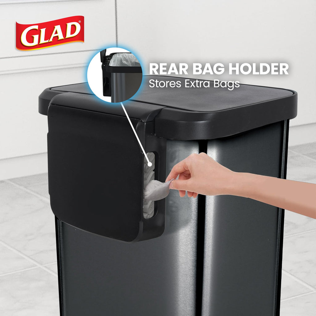 13 Gal Stainless Steel Trash Can L5978
