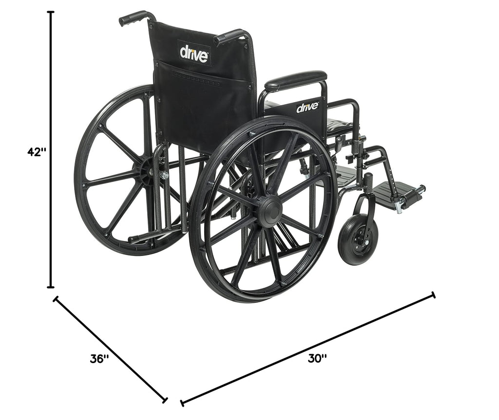 Black Bariatric Wheelchair with Elevating Leg Rests U613411