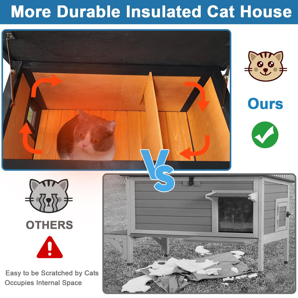 Outdoor Insulated Cat House R49014