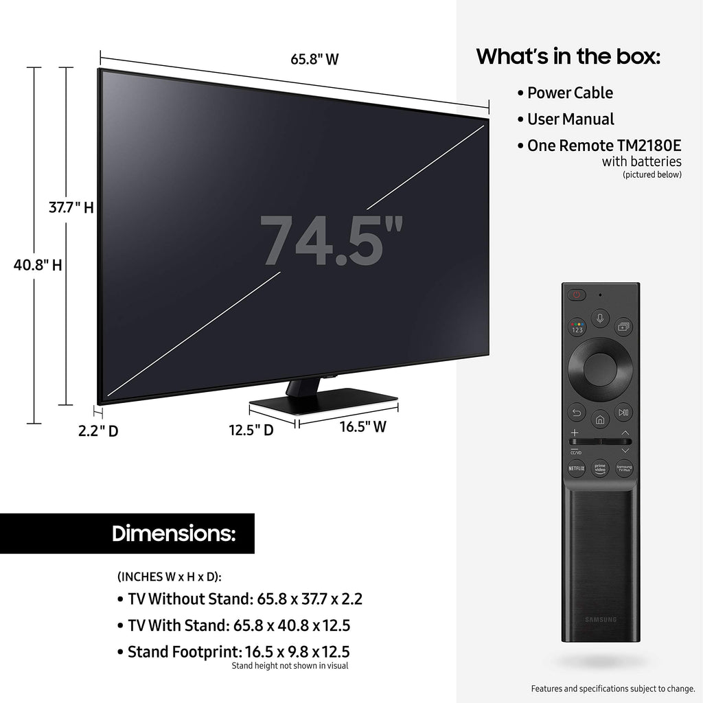 75-Inch 8K QLED Smart TV J36086