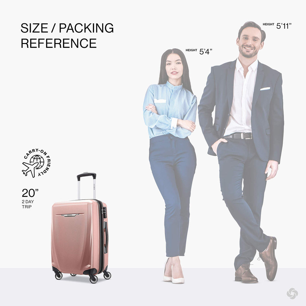 Hardside Carry-On 20-Inch Luggage with Spinners D581271