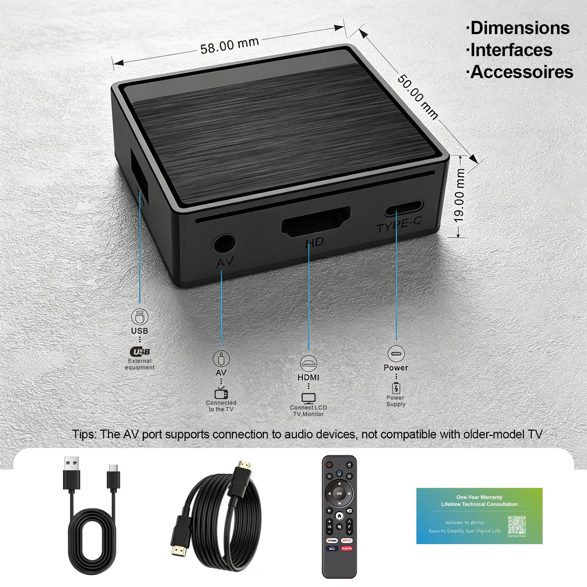 Android TV Box 4K Ultra HD Streaming Device G474