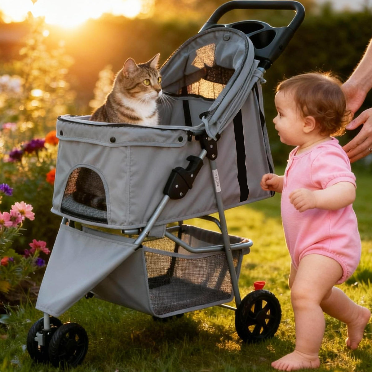 3 Wheels Pet Stroller K603767