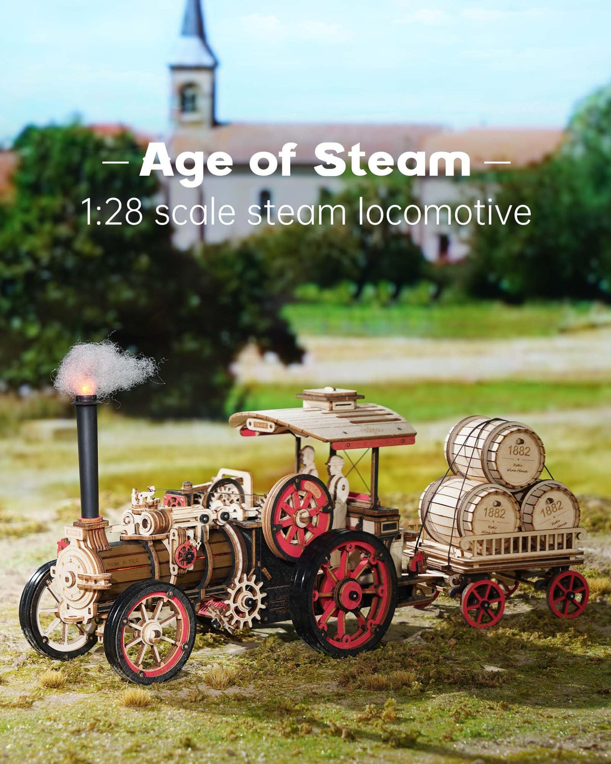 3D Puzzle 469pcs Wooden Mechanical Assembly Model Kit X155