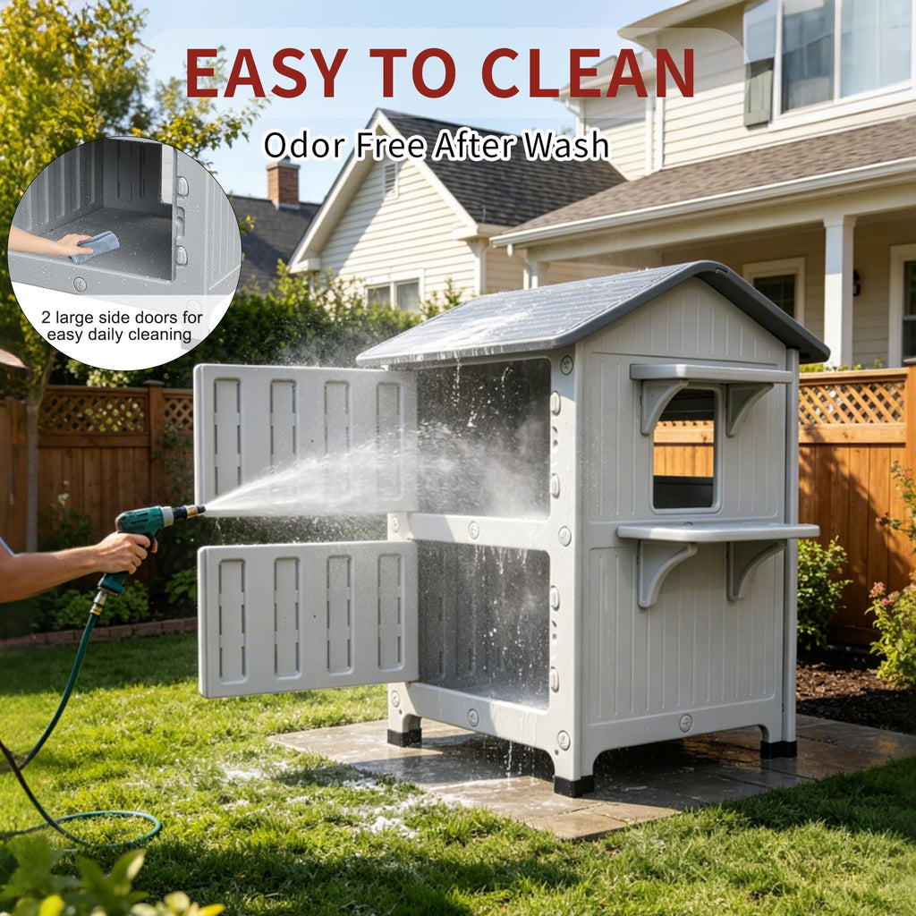 Insulated Outdoor Cat House C835899