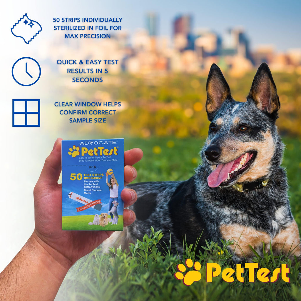 Blood Glucose 50 Test Strips for Dogs & Cats F781839