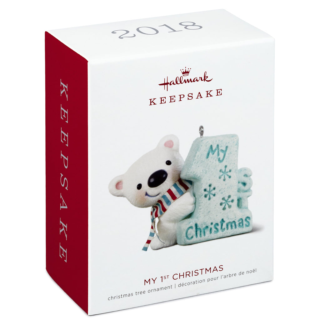 My 1st Christmas Polar Bear Ornament G15296