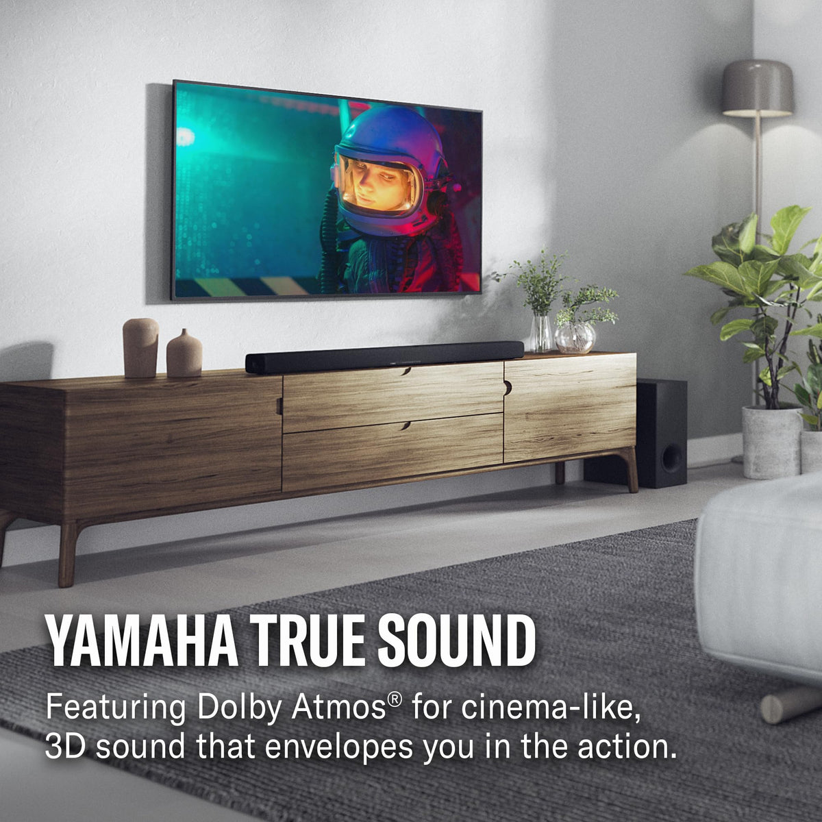 Dolby Atmos Sound Bar with Wireless Subwoofer V1317