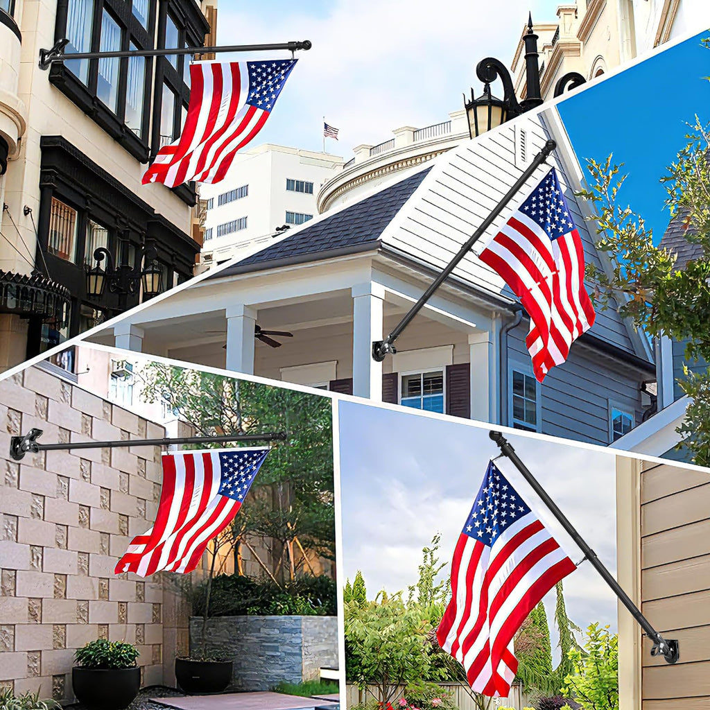 Heavy Duty Aluminum Alloy Wall Mount Flag Pole Holder V850928