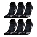 Men's Bamboo Rayon Striped Ankle Socks 6 Pairs V303