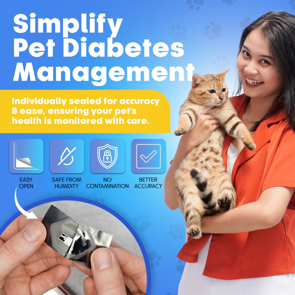 Blood Glucose 50 Test Strips for Dogs & Cats F781839