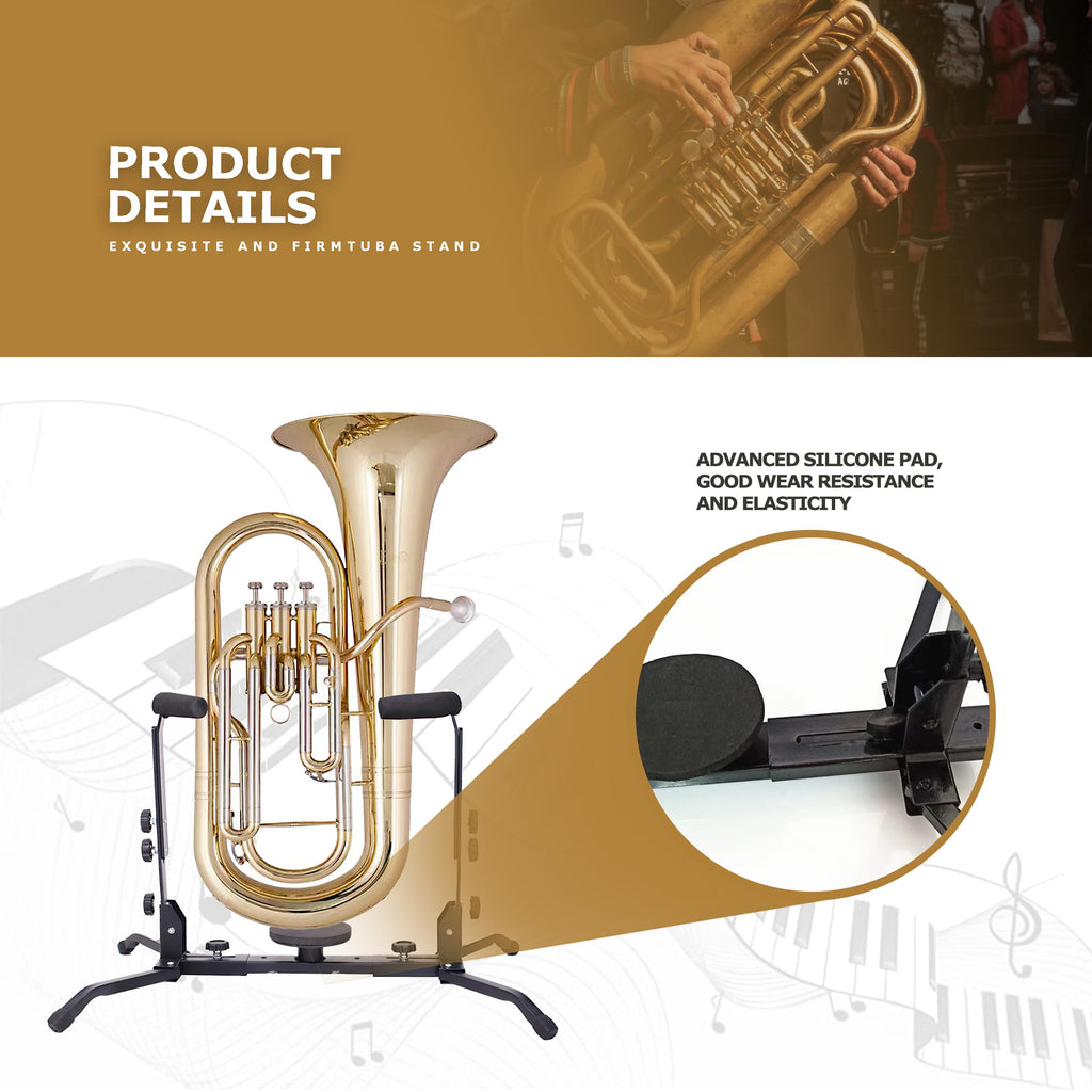 Adjustable Foldable Tuba Stand C985