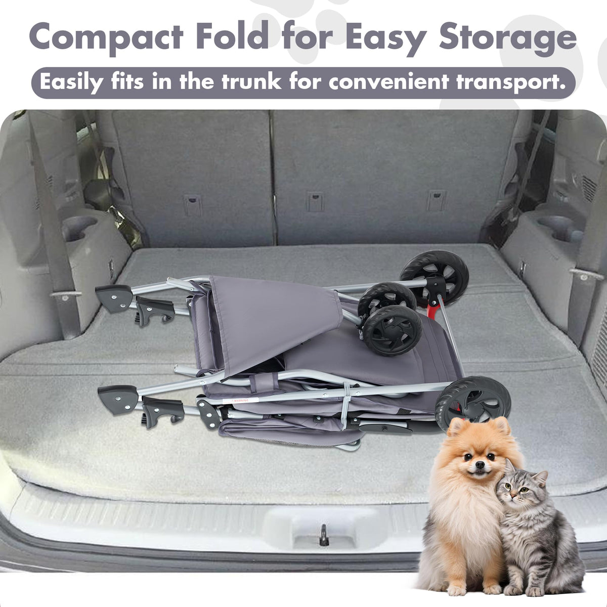 3 Wheels Pet Stroller K603767