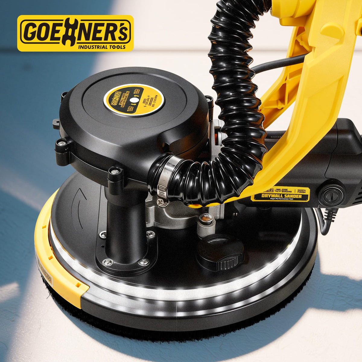 950W Electric Drywall Sander with Vacuum Dust Collector O3406