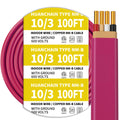 Pink 100FT Non-Metallic Sheathed Cable Z9461