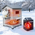 Insulated Outdoor Cat House C835899