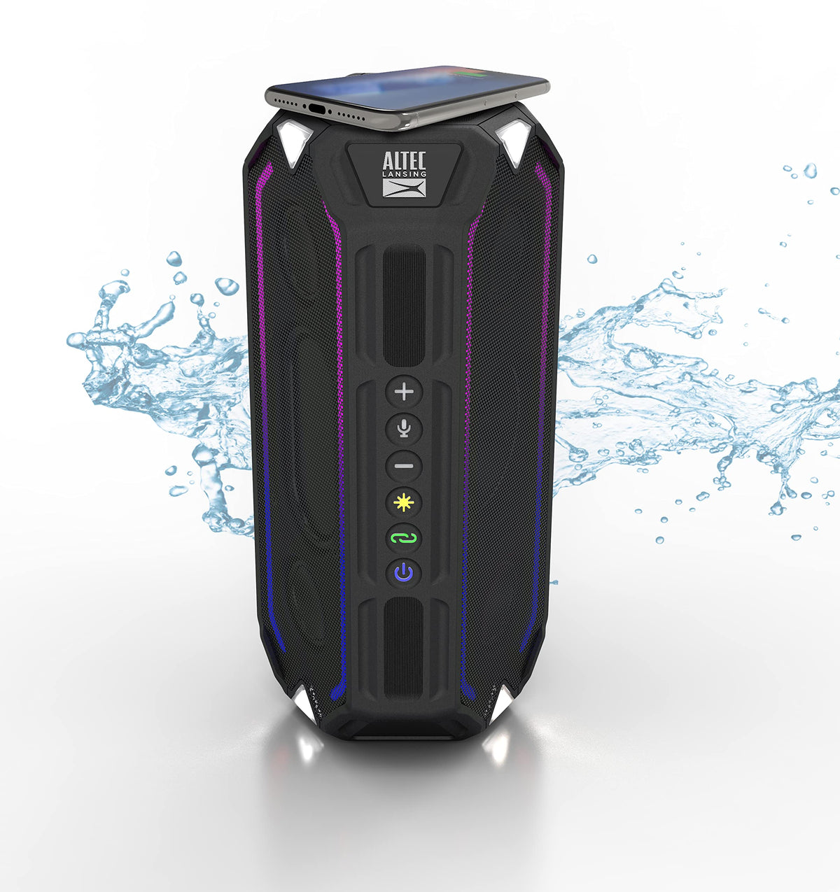 Black Waterproof Portable Bluetooth Speaker V546