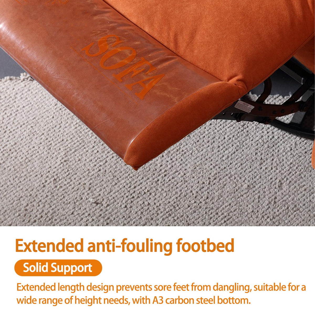Gray Velvet Swivel Rocking Reclining Sofa T4645