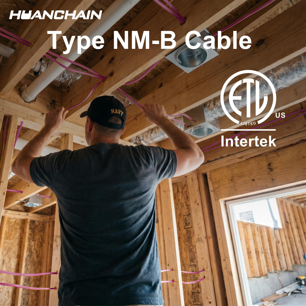 Pink 100FT Non-Metallic Sheathed Cable Z9461