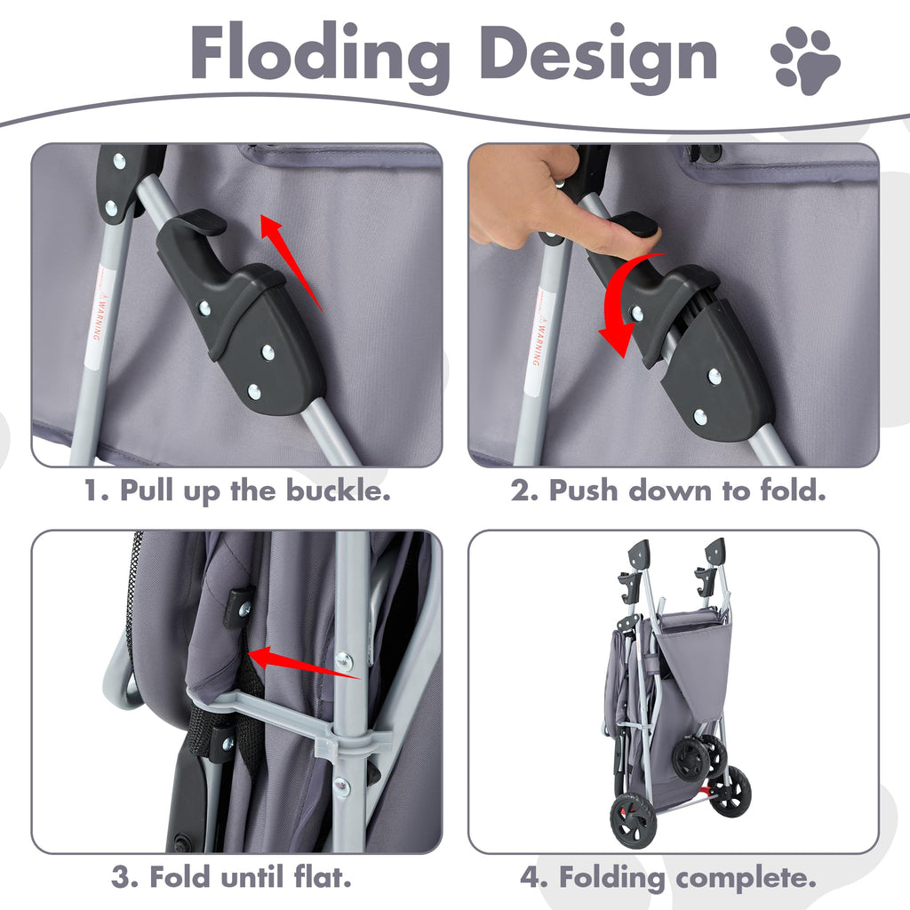 3 Wheels Pet Stroller K603767