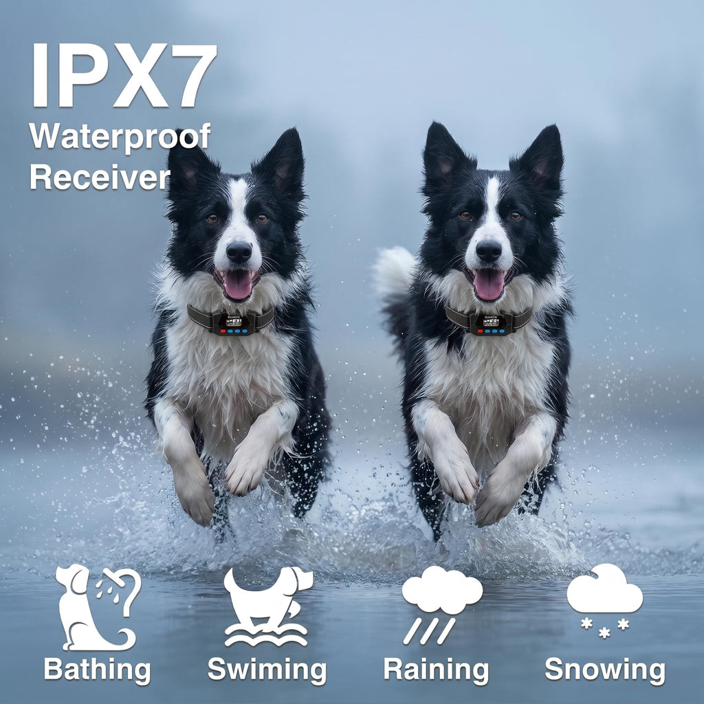 GPS Wireless Dog Fence System with 2 Collar P560136