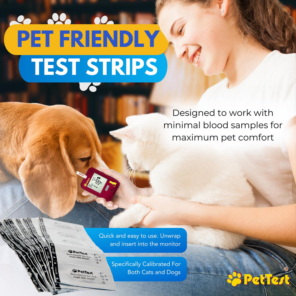 Blood Glucose 50 Test Strips for Dogs & Cats F781839