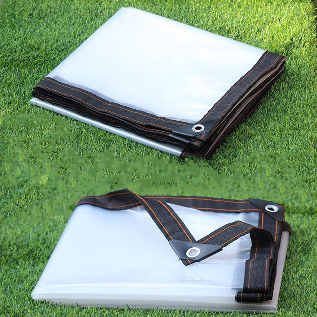 Heavy Duty Waterproof Clear 3x3ft Poly Tarp with Grommets Q963