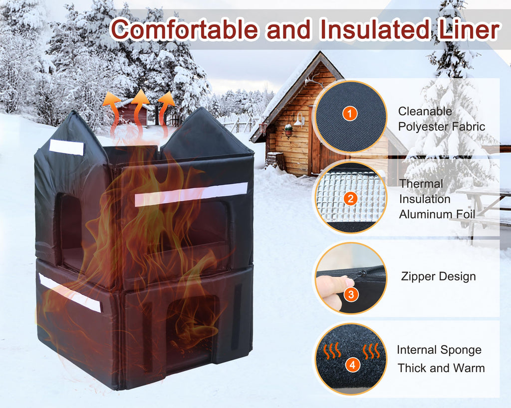 Insulated Outdoor Cat House C835899