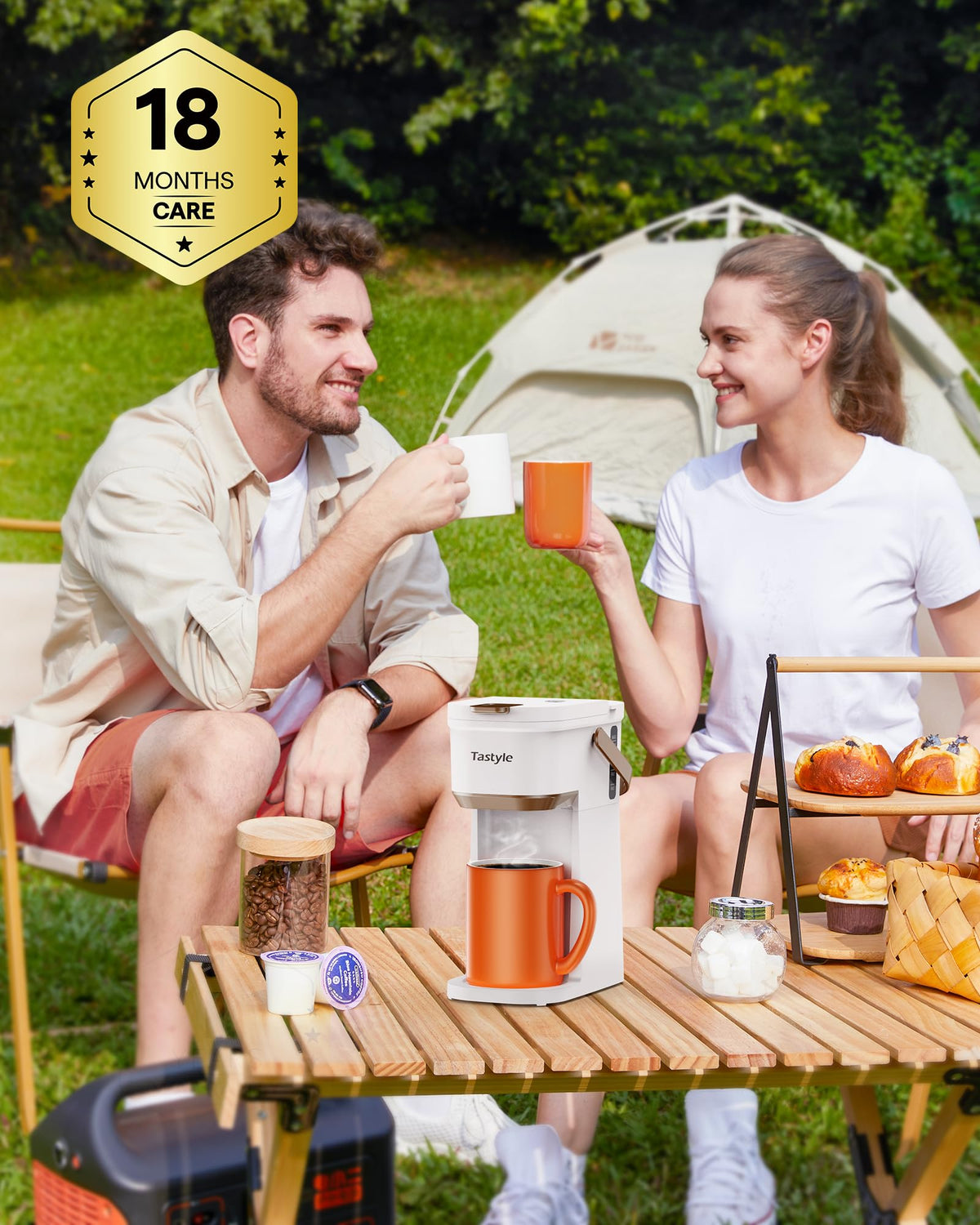 Mini Single Serve Coffee Maker with Handle V47339