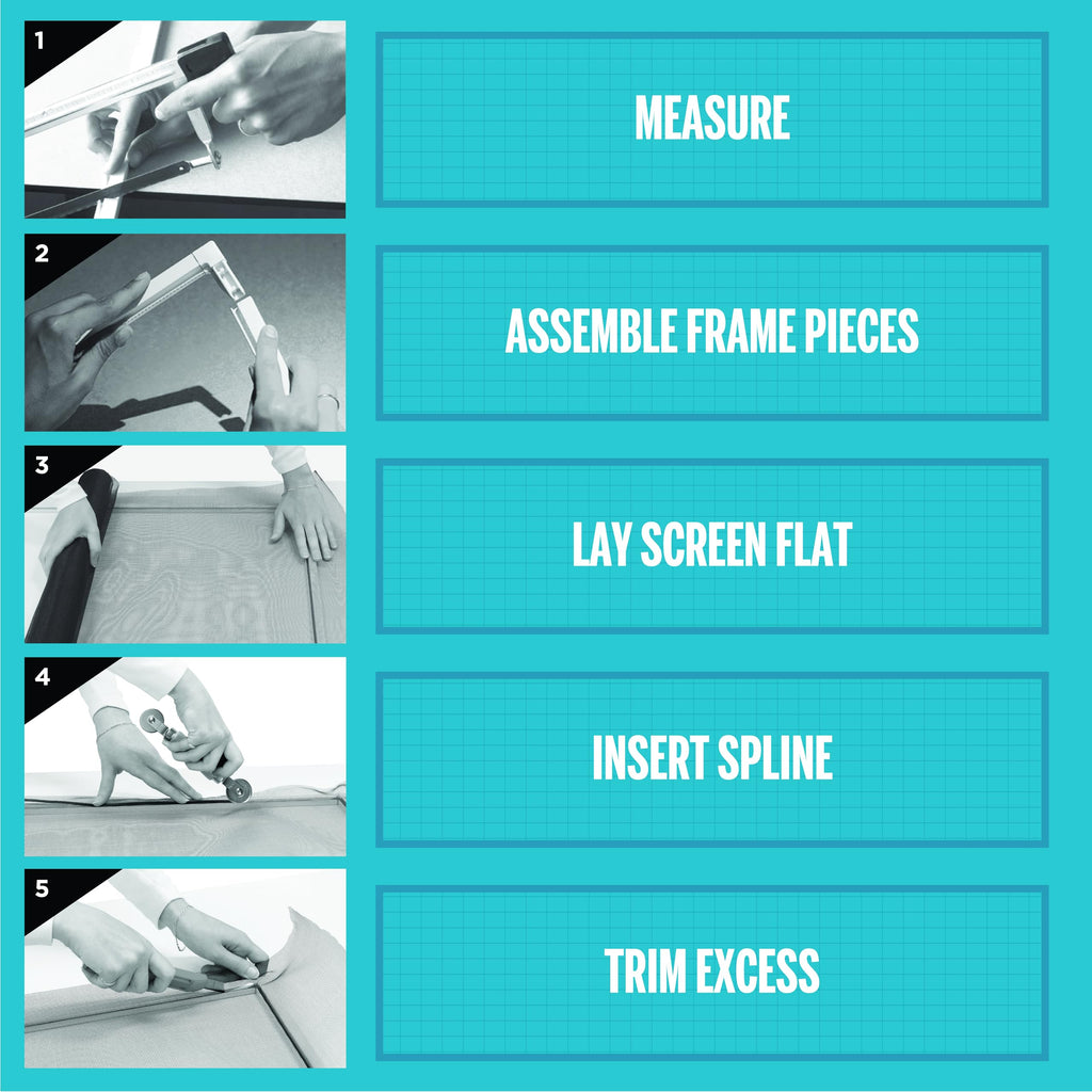 Aluminum Screen Frame Kit 5/16in x 48in x 48in P150