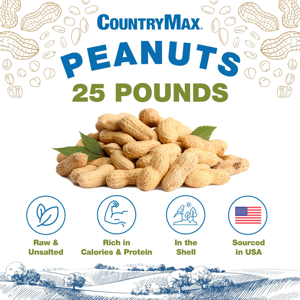 In-Shell Raw Peanuts for Wildlife & Squirrels M732